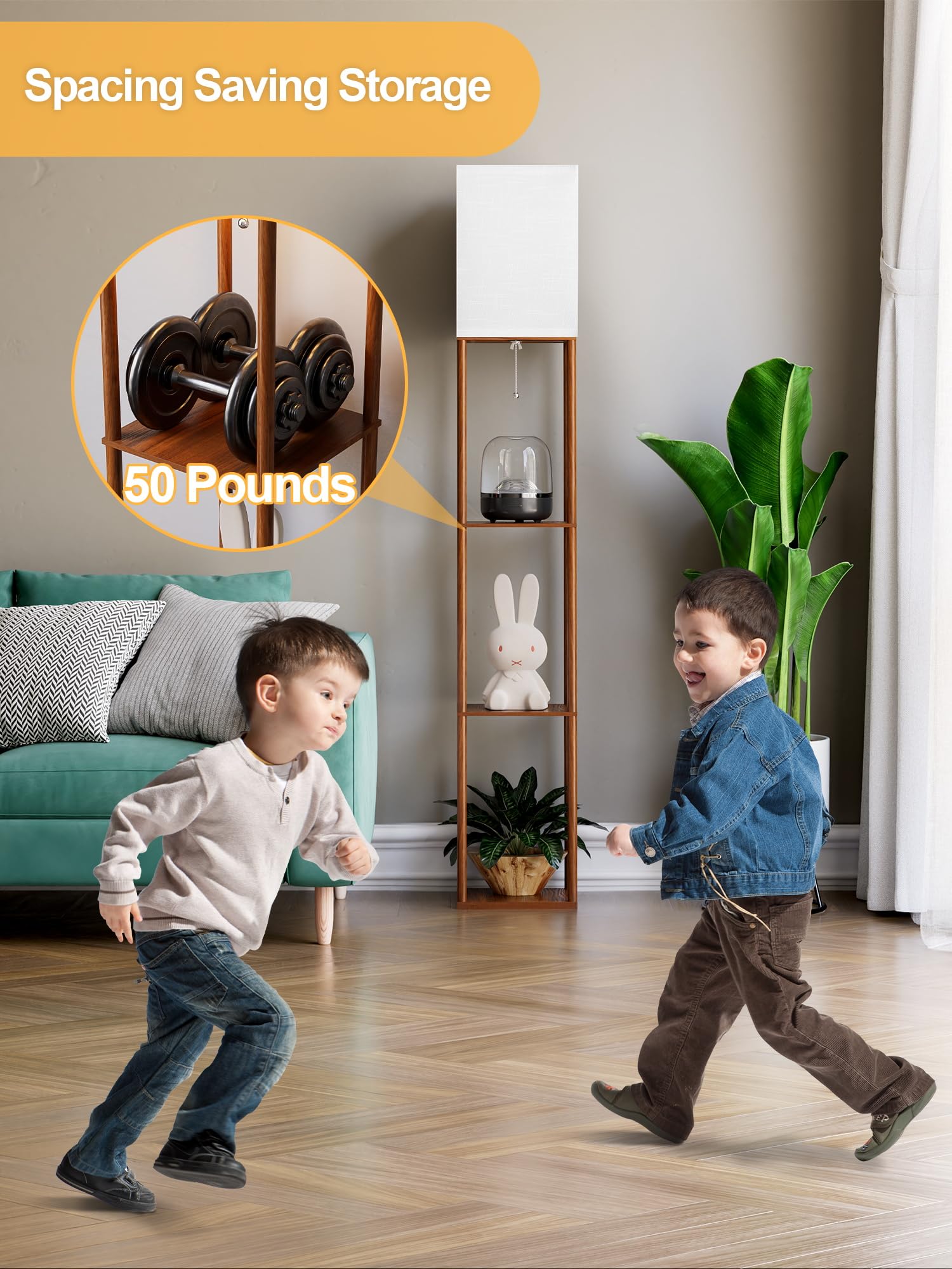 PARTPHONER LED bulb with 4000K neutral white setting for tasks