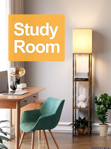 PARTPHONER floor lamp in a living room arrangement beside a sofa