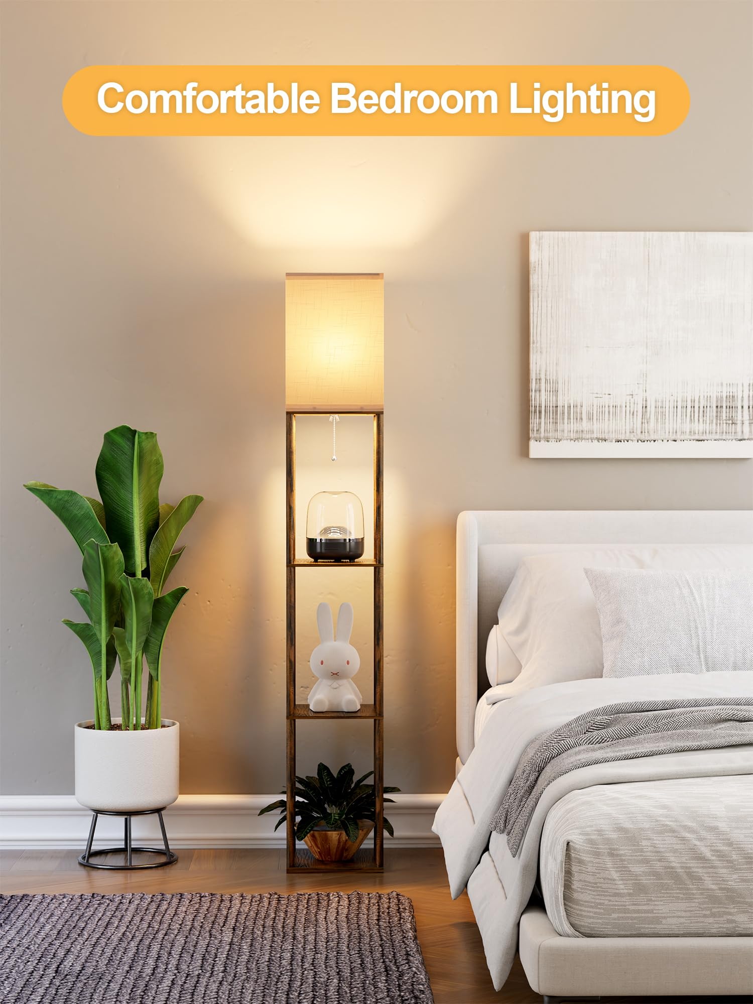 PARTPHONER two-pack floor lamps for multi-room lighting