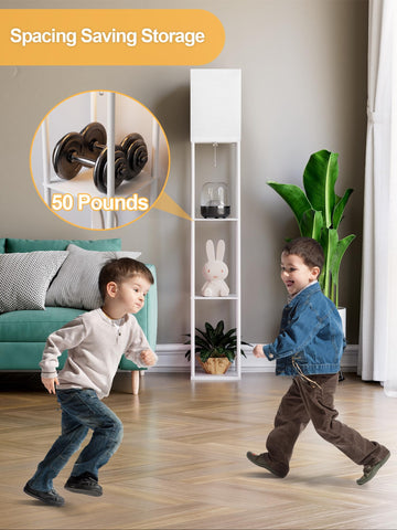 Partphoner tall lamp measures 63 inches, fits in corners