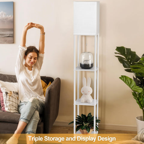 Partphoner wooden-frame shelves combine stability and style