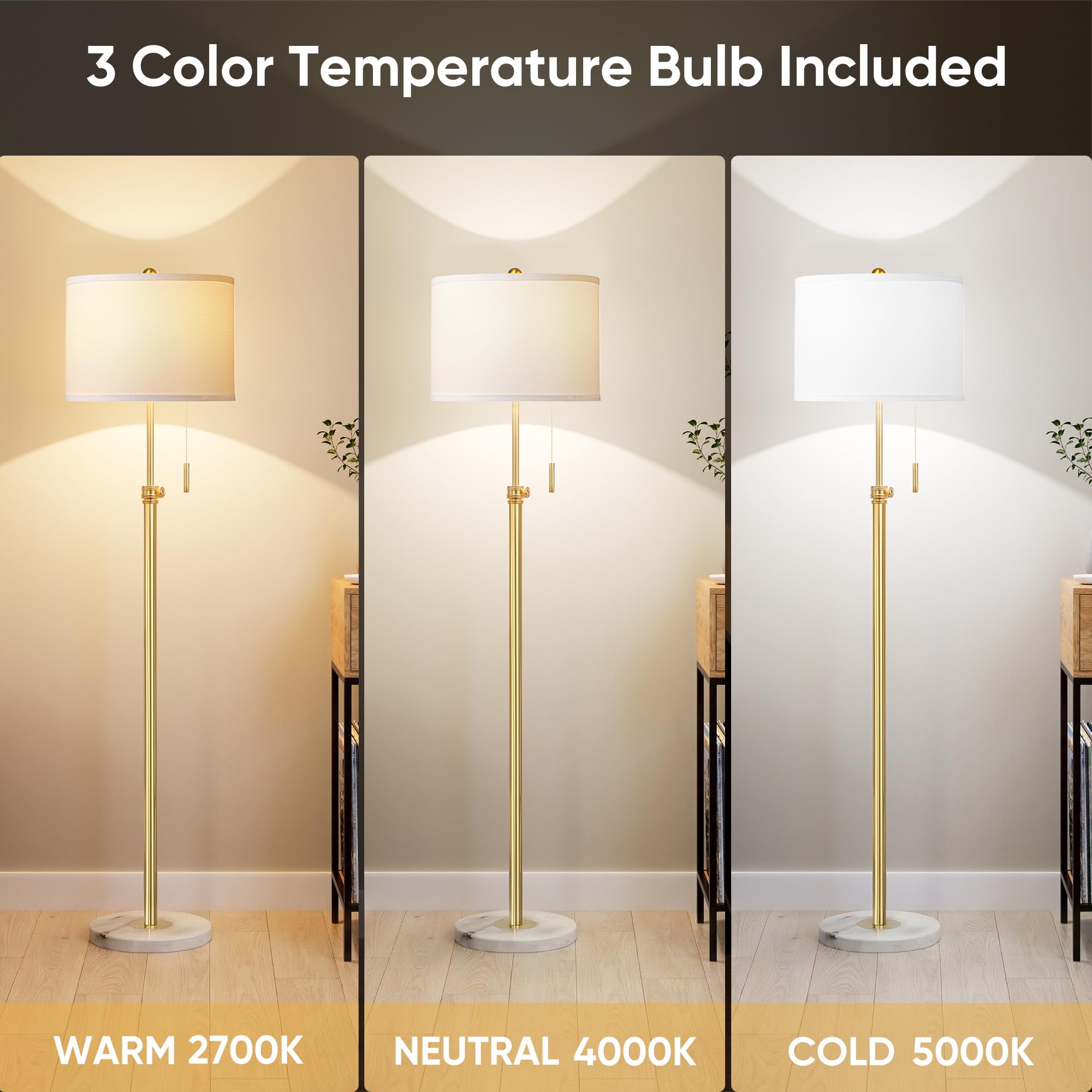 PARTPHONER white shade creates soft ambient light in bedrooms or lounges.