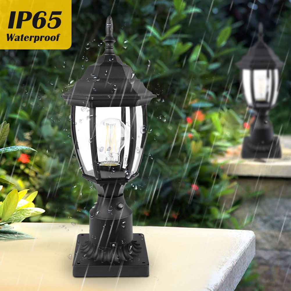 PARTPHONER garden-walkway-patio lamp enhances curb appeal