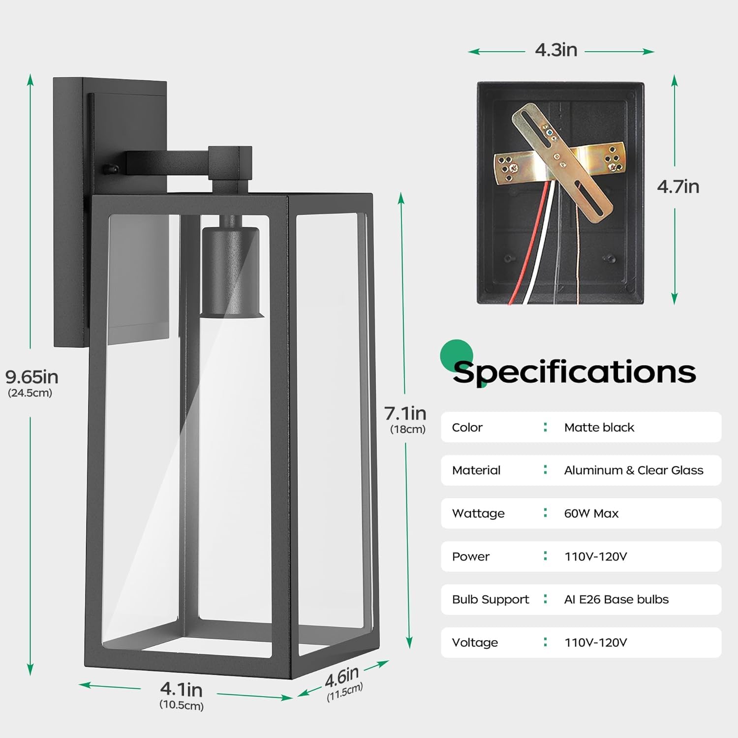 PARTPHONER glass panel outdoor light enhances pathways with safe illumination.