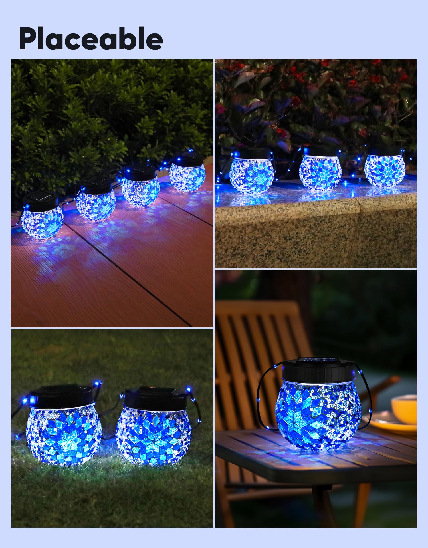 PARTPHONER holiday-decor-lanterns add festive glow for outdoor celebrations.