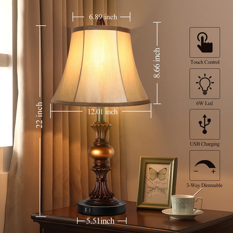 PARTPHONER included LED bulb delivers warm, flicker-free light