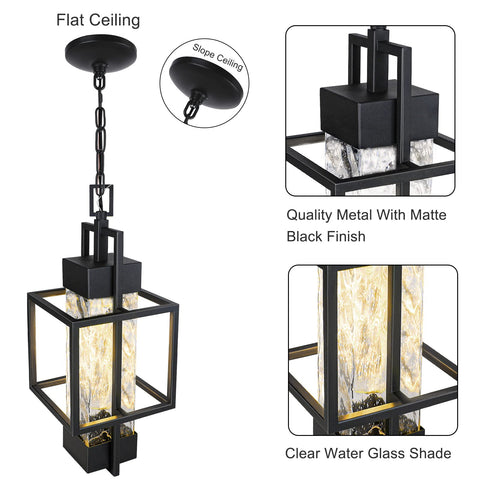 PARTPHONER LED bulb included pendant light for easy, ready-to-use setup.