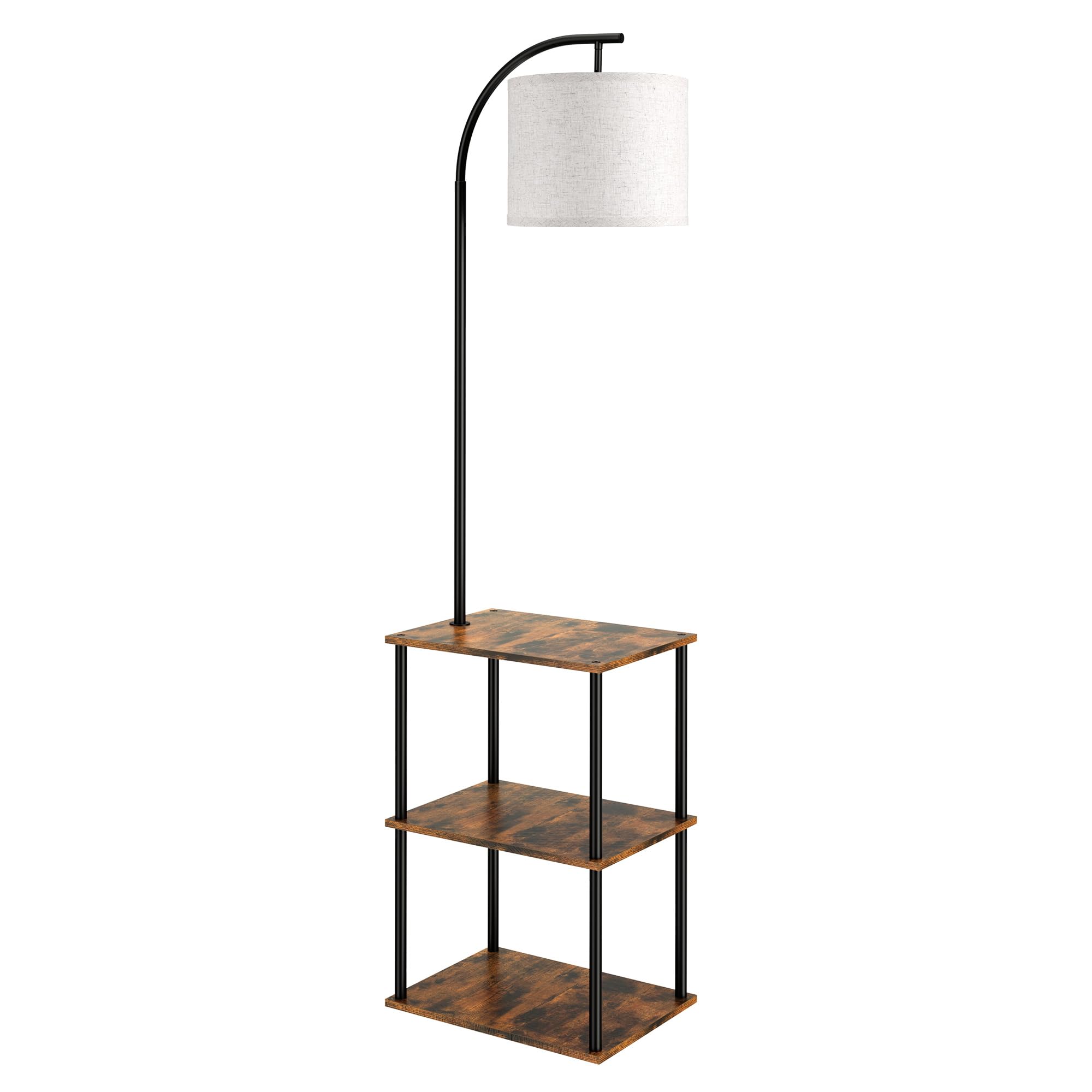 PARTPHONER modern living room setup offers versatile lamp and surface