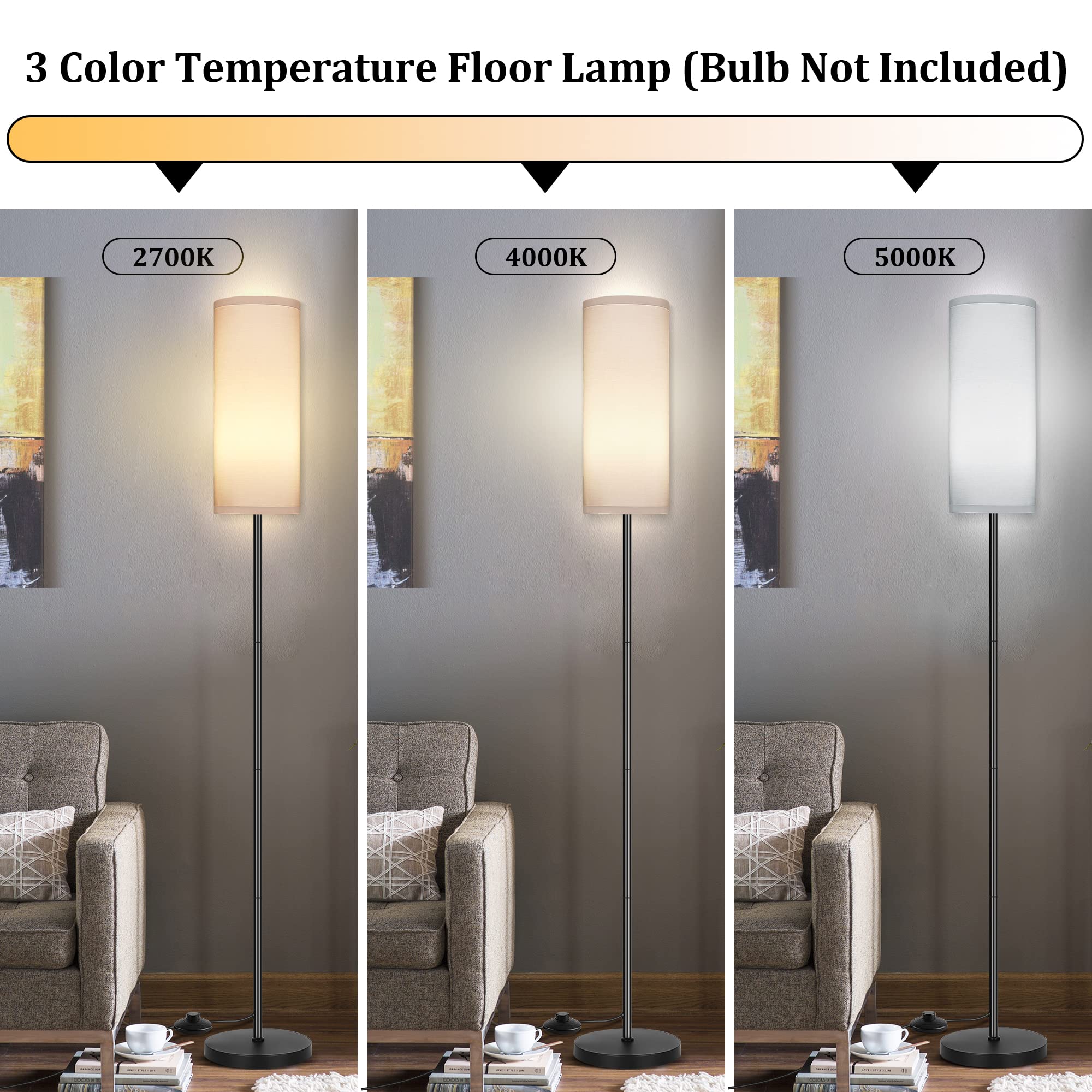 PARTPHONER modern standing lamp base features clean lines for a minimalist look