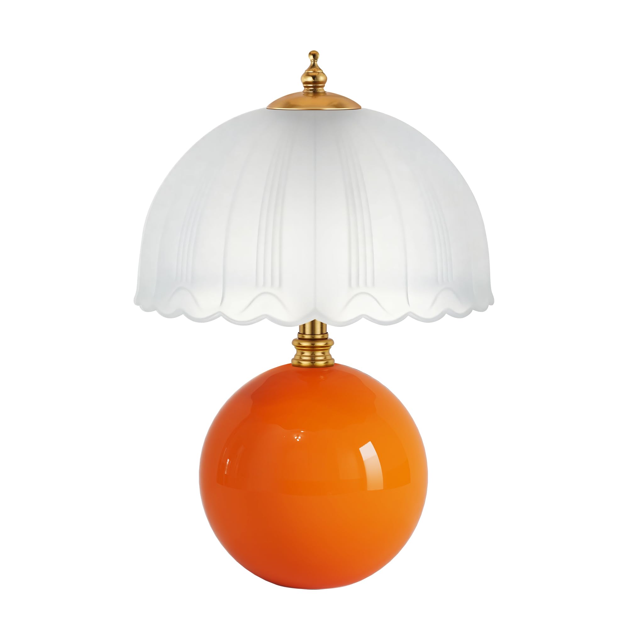 PARTPHONER Mushroom Table Lamp showing frosted glass shade for diffused light