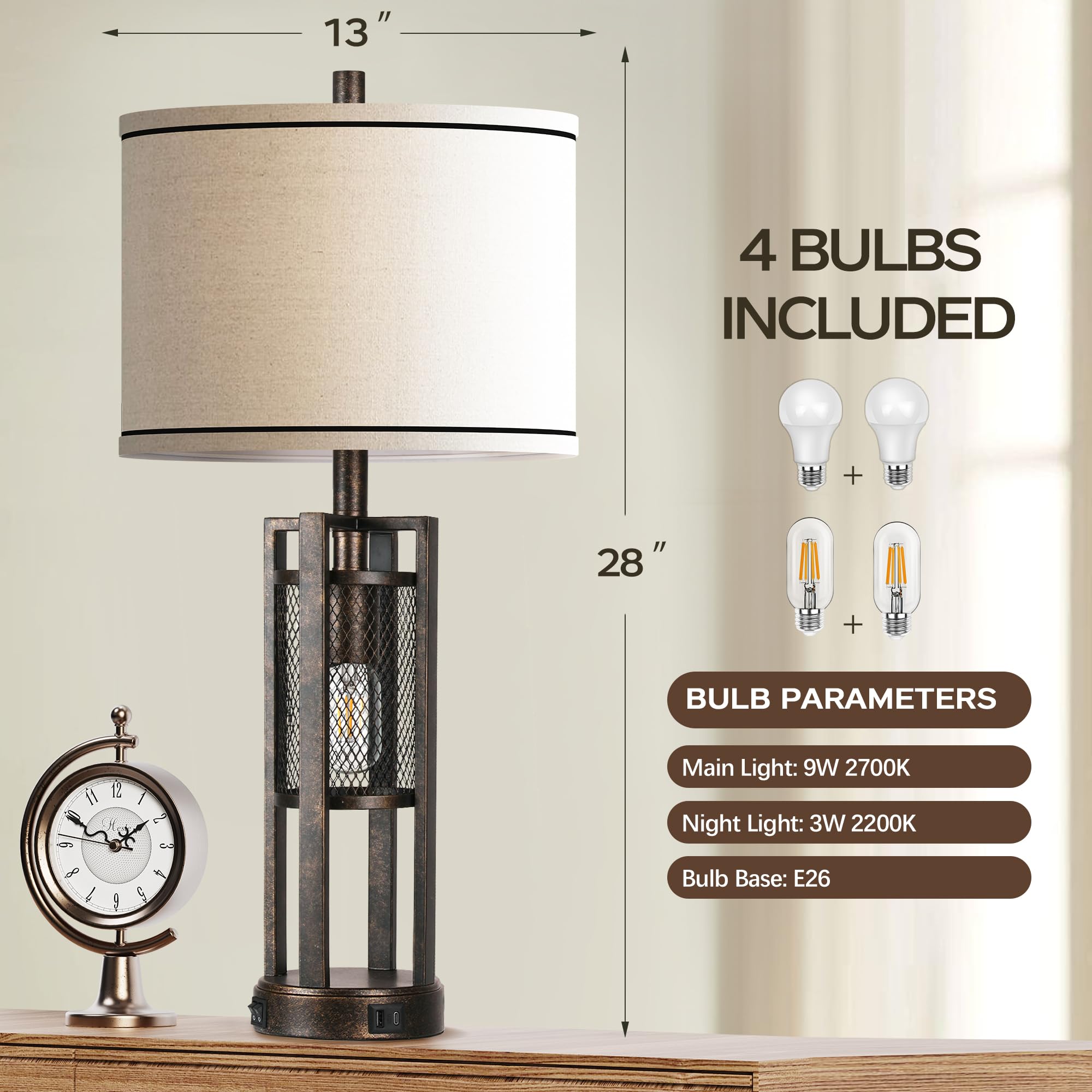 PARTPHONER 3W LED night light provides gentle midnight illumination