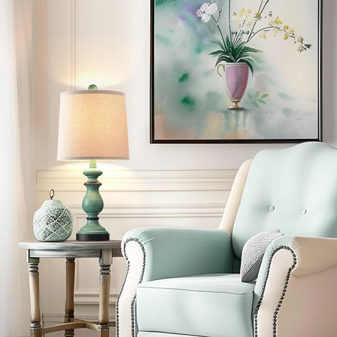 PARTPHONER nightstand pair creates warm ambiance in bedrooms.