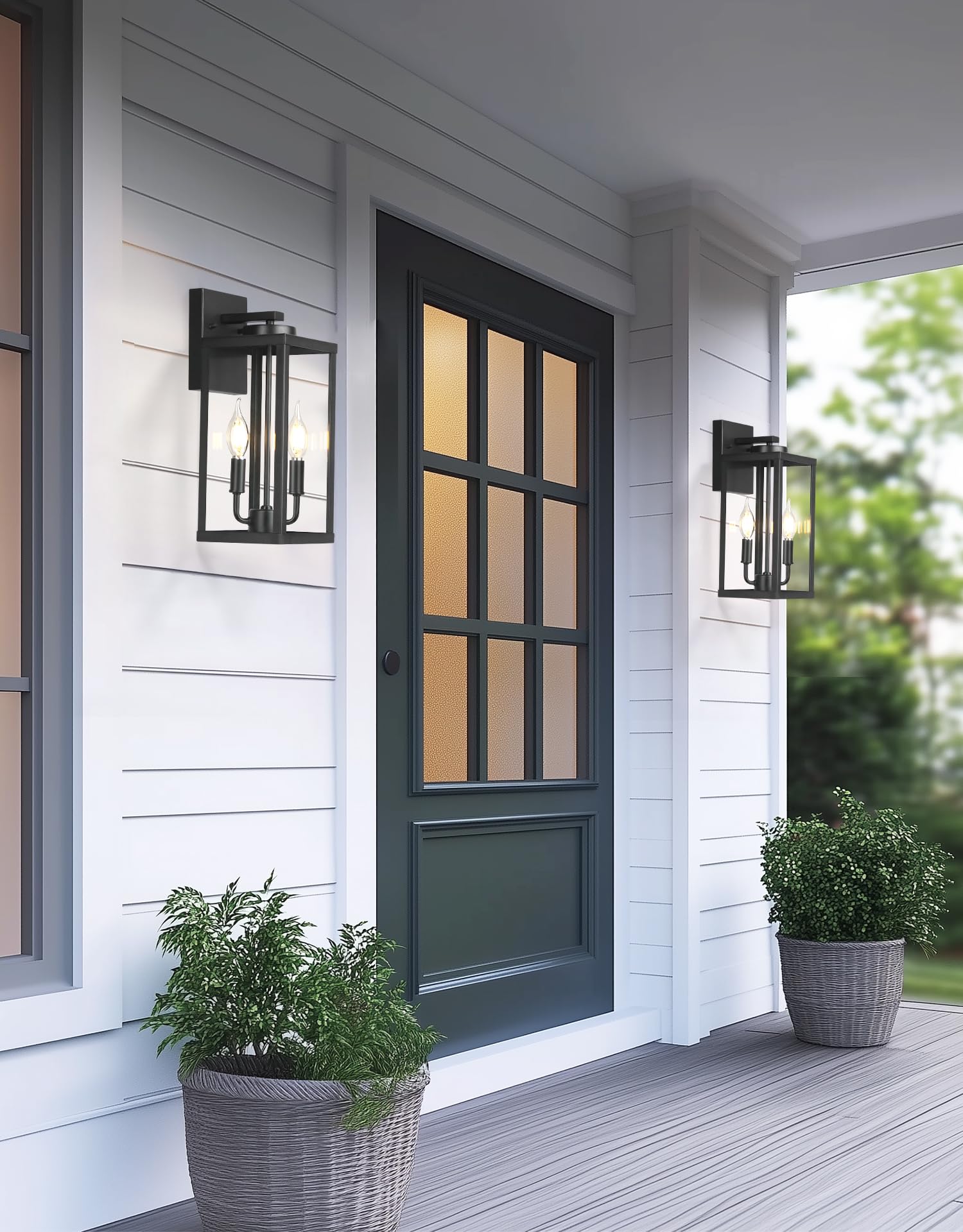 PARTPHONER patio outdoor light creates cozy outdoor living spaces.