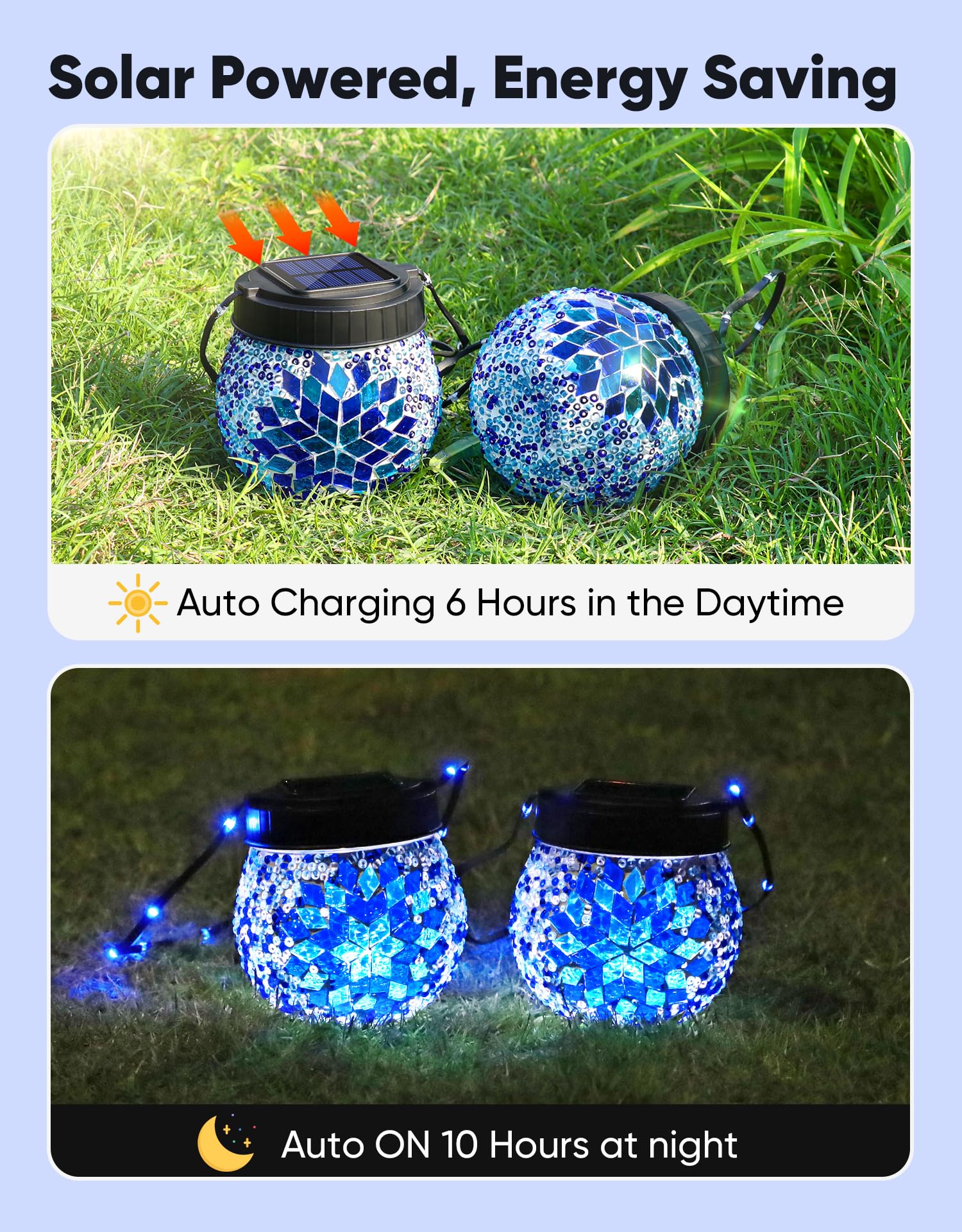 PARTPHONER premium-abs-crystal-lanterns offer sturdy durability for year-round use.