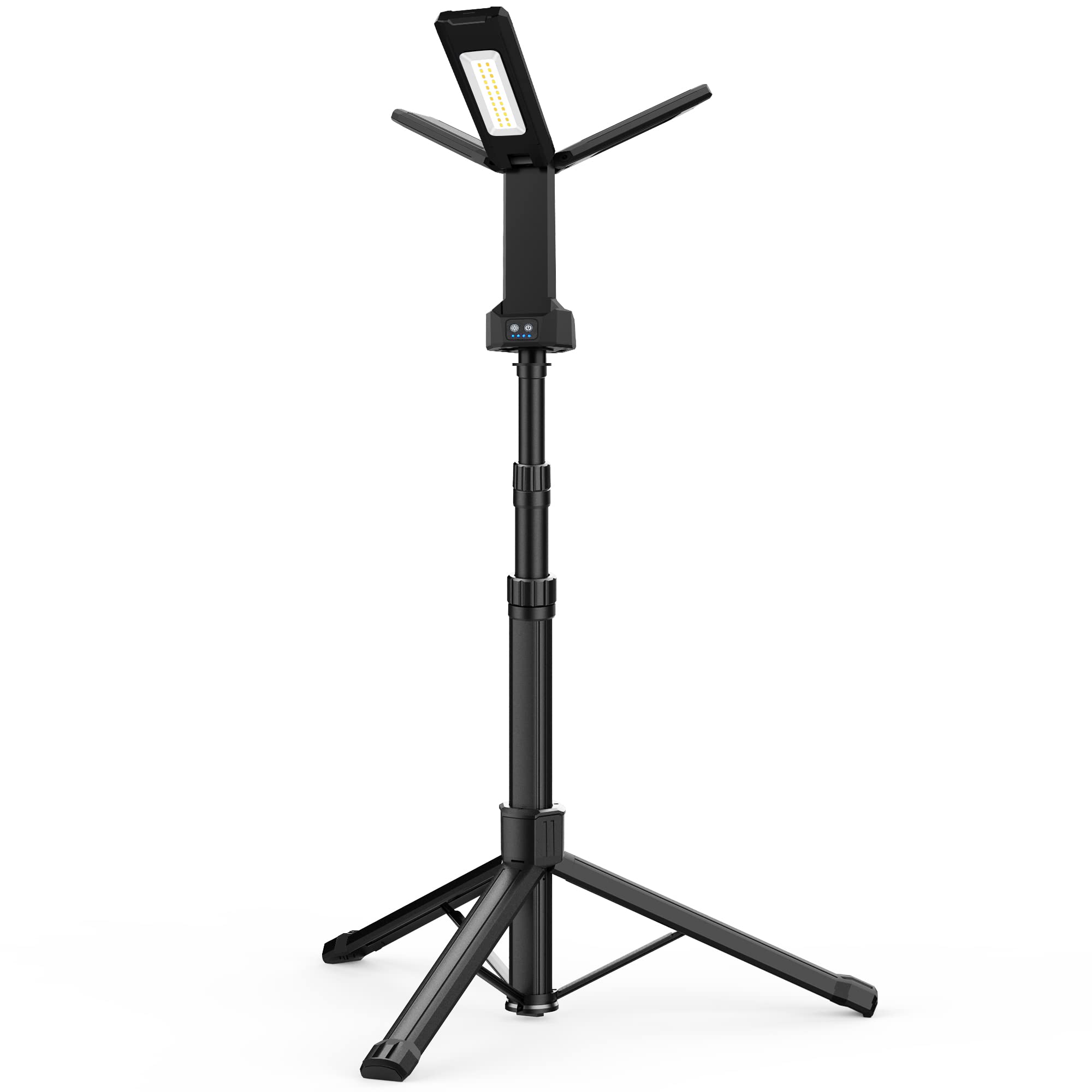PARTPHONER rechargeable LED work light on stand for hands-free tasks
