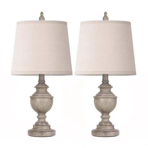 PARTPHONER retro table lamp shade close-up with white linen for soft ambient light