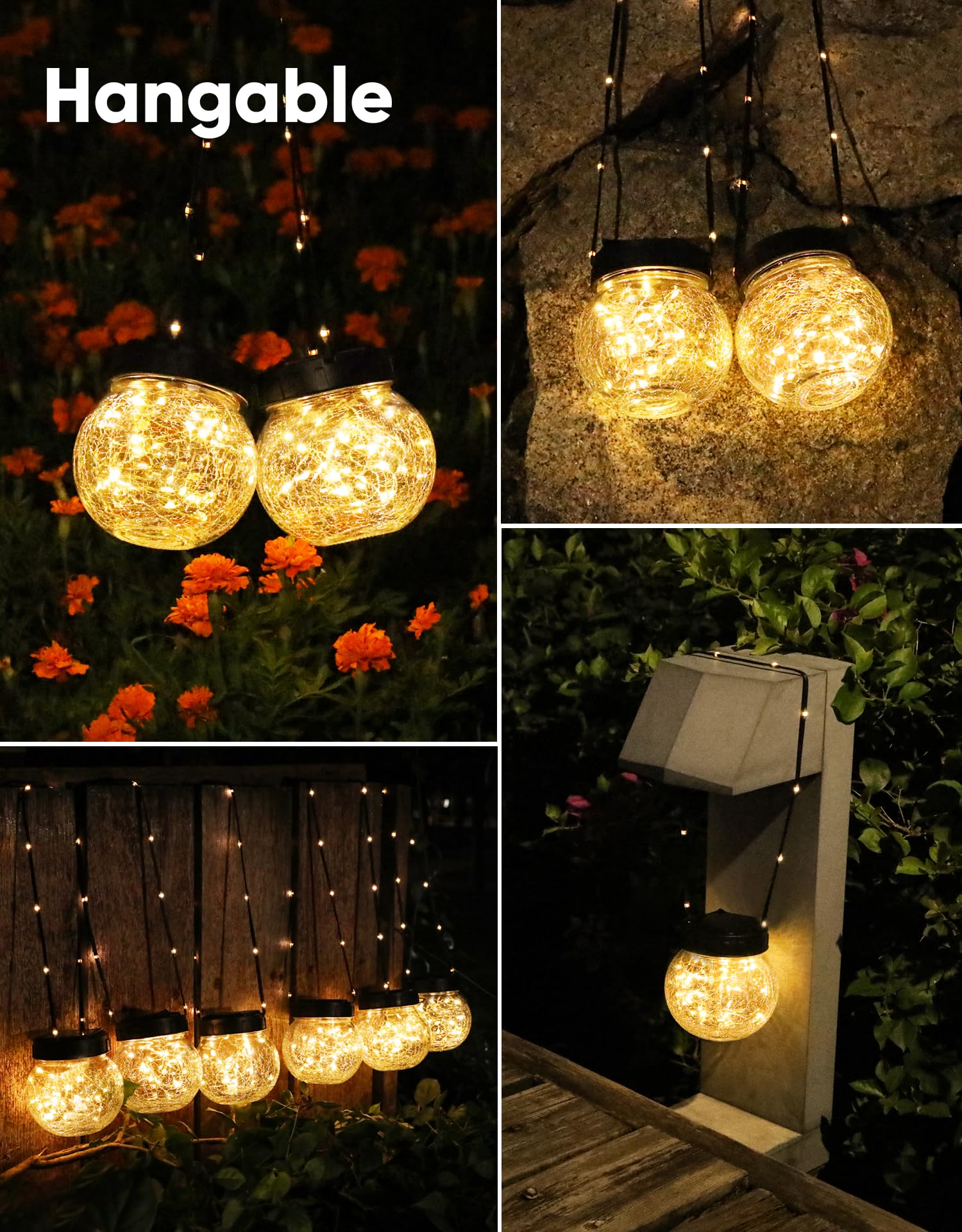 Partphoner solar-lit path lights brighten walkways with warmth