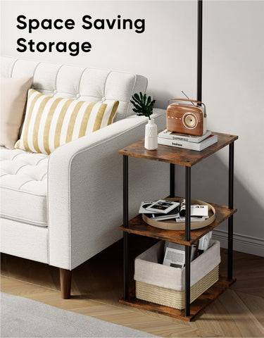 PARTPHONER space-saving combo fits beside bed or sofa