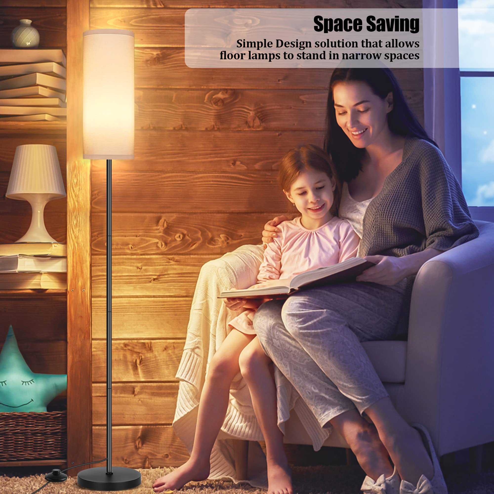 PARTPHONER standing lamp assembly is tool-free and quick to complete