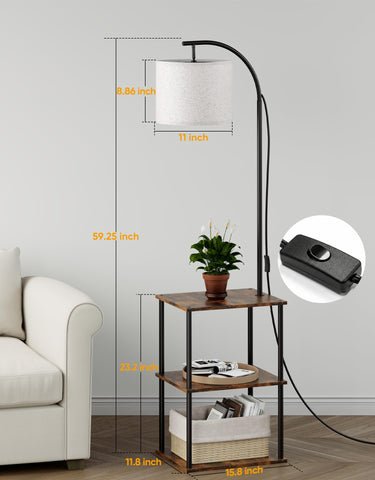PARTPHONER storage shelves keep books and decor within reach