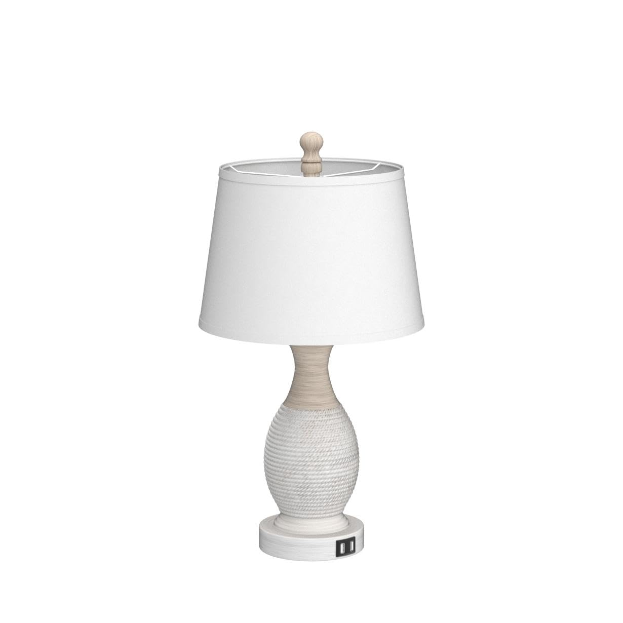 PARTPHONER lamps with rope motif detail on the base.