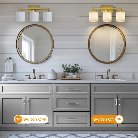 PARTPHONER textured-white-glass shade provides soft, diffuse illumination.