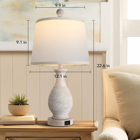 PARTPHONER lamp included Edison bulbs for immediate use and warm light.