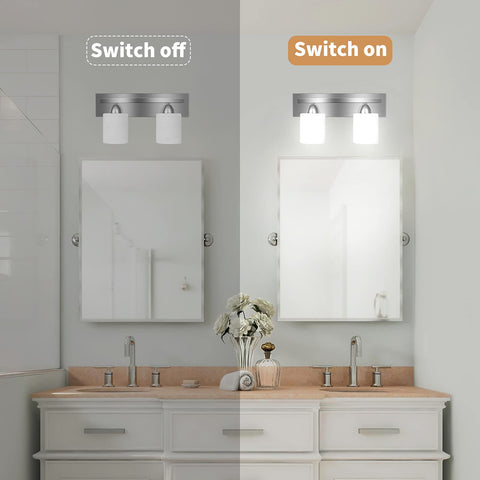 PARTPHONER vanity light mounting hardware included for quick setup