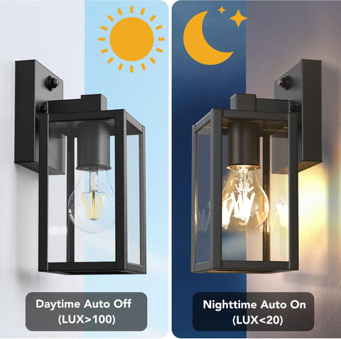 PARTPHONER exterior sconce with waterproof design for all weather resilience.