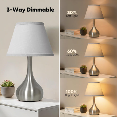 Partphoner white linen shade diffuses warm light for cozy spaces.