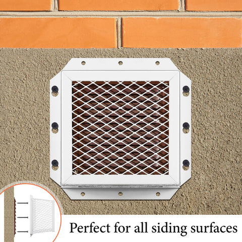 White Pasimy hood-style exhaust cover for kitchen and bathroom vents.