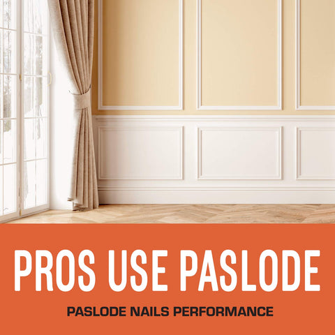 Paslode finish-nailing in action using the universal fuel cell