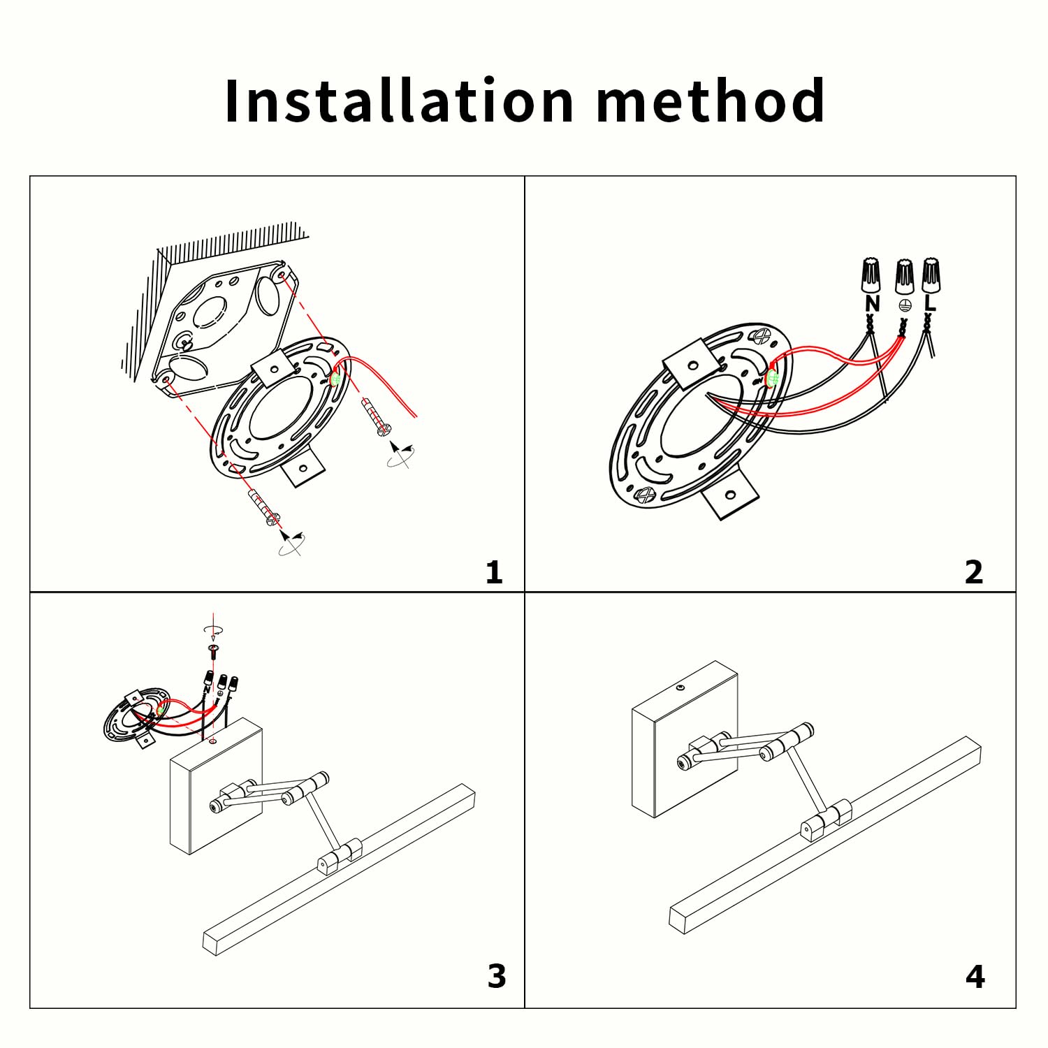 Pasoar pre-assembled with mounting screws for easy DIY installation.