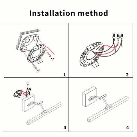 Pasoar pre-assembled with mounting screws for easy DIY installation.