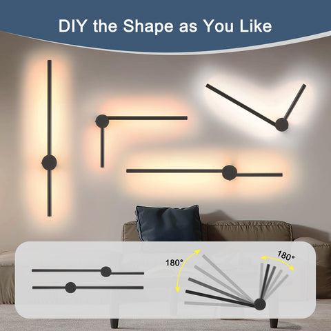 Pasoar USB rechargeable battery wall light for flexible placement.