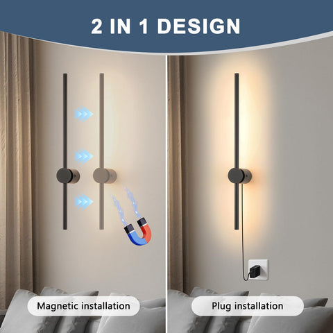 Pasoar sconces rotate 180 degrees for flexible lighting angles.