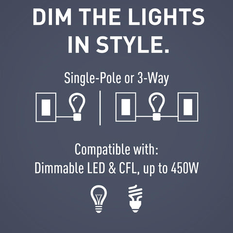Radiant dimmer in a 3-way setup demonstrates versatile multi-location control.