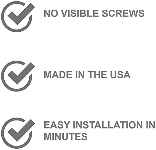 Screwless Radiant wall plate suitable for remodel projects