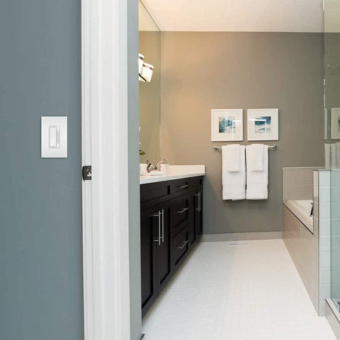 Radiant wall plate coordinates with dimmers and outlets