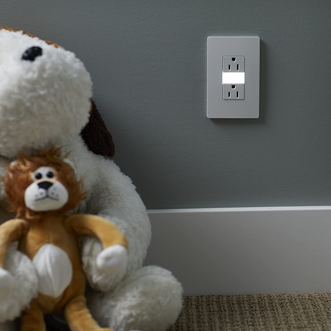 Pass & Seymour radiant white wall plate with clean finish.