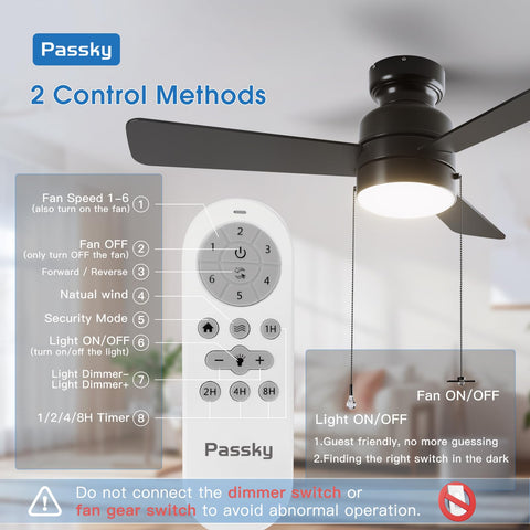Dimmable light with five color temperatures for mood lighting.