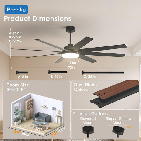 Passky memory function keeps last fan and light settings on restart