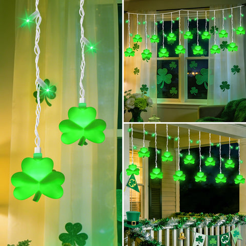 PASUTO UL-listed shamrock lights ensure safe, durable use indoors or outdoors