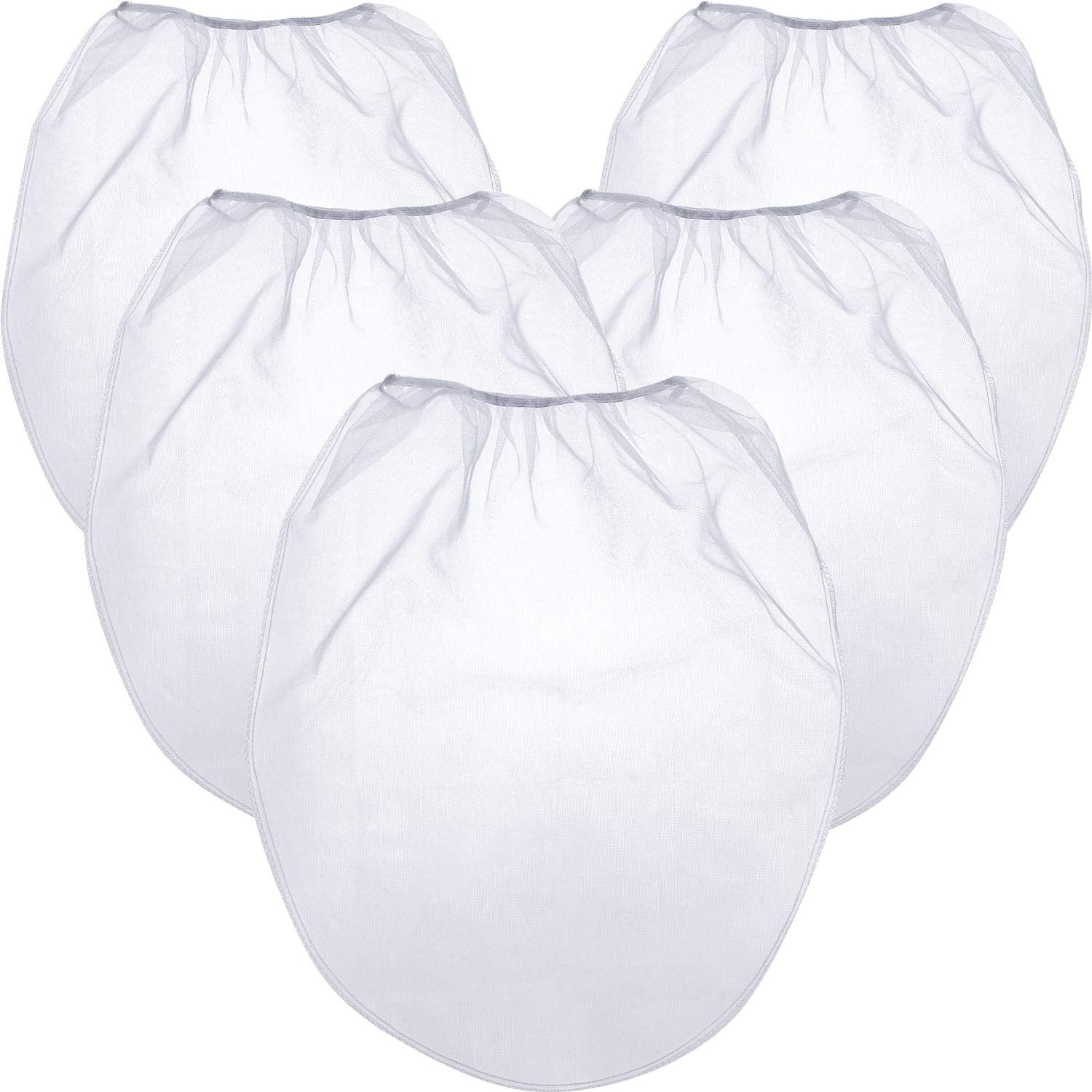 Patelai paint strainer bag with elastic top fits 5-gallon buckets for smoother spray.