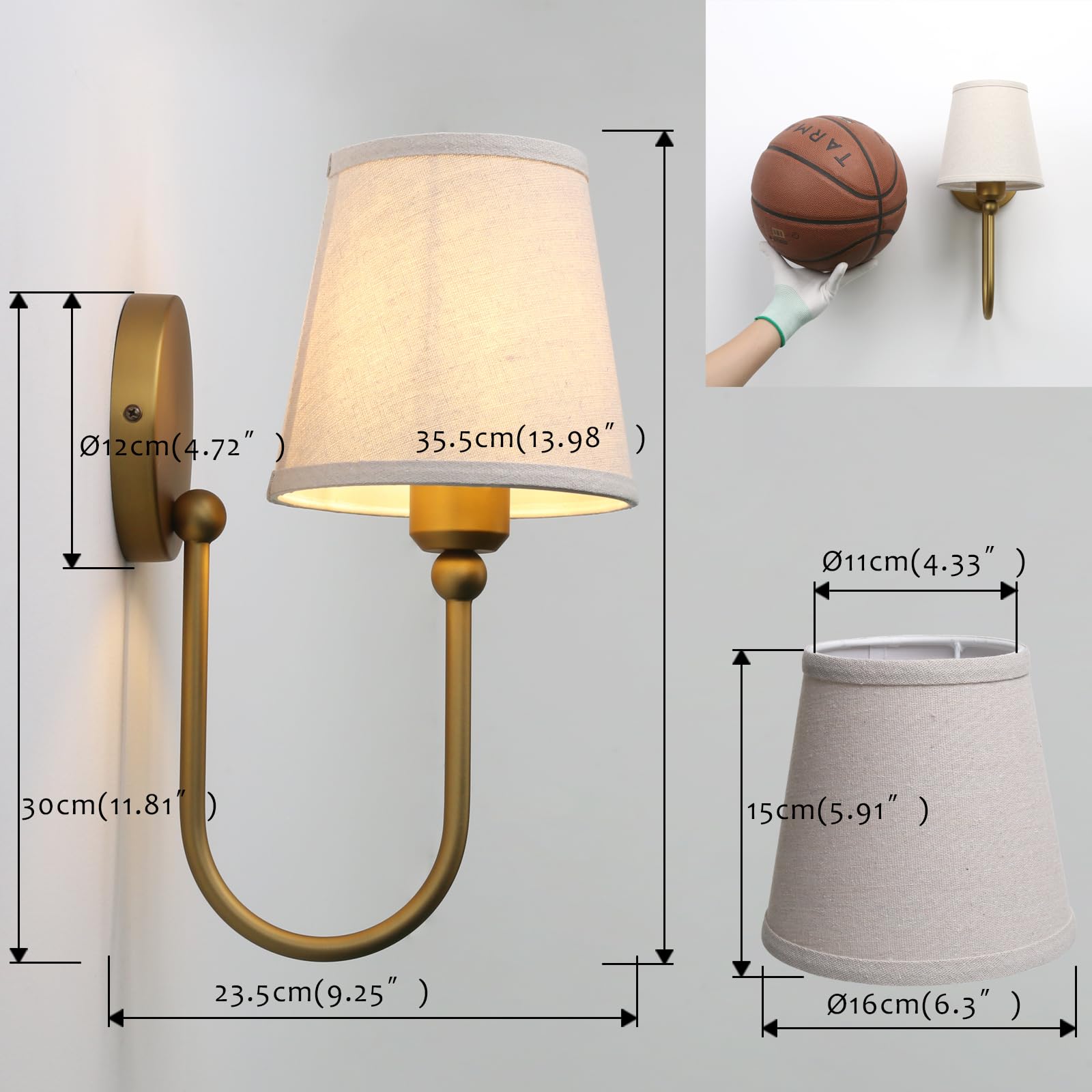 Pathson bathroom vanity light adds warm, flattering illumination for mirrors.