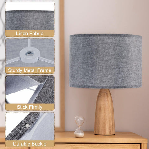 PATIKIL easy DIY assembly attach shade to metal rings in minutes