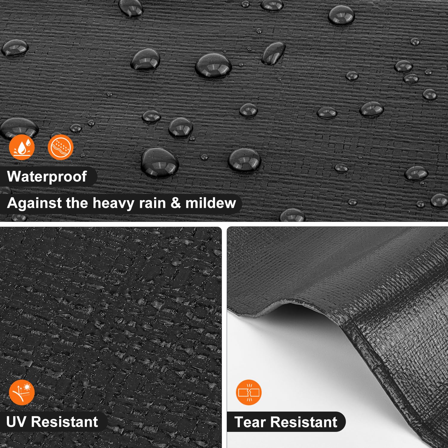 Patiobay tarp canopy setup for camping shade
