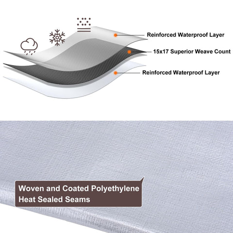 Patiobay tarp multipurpose cover for roofs, boats, pools, and more