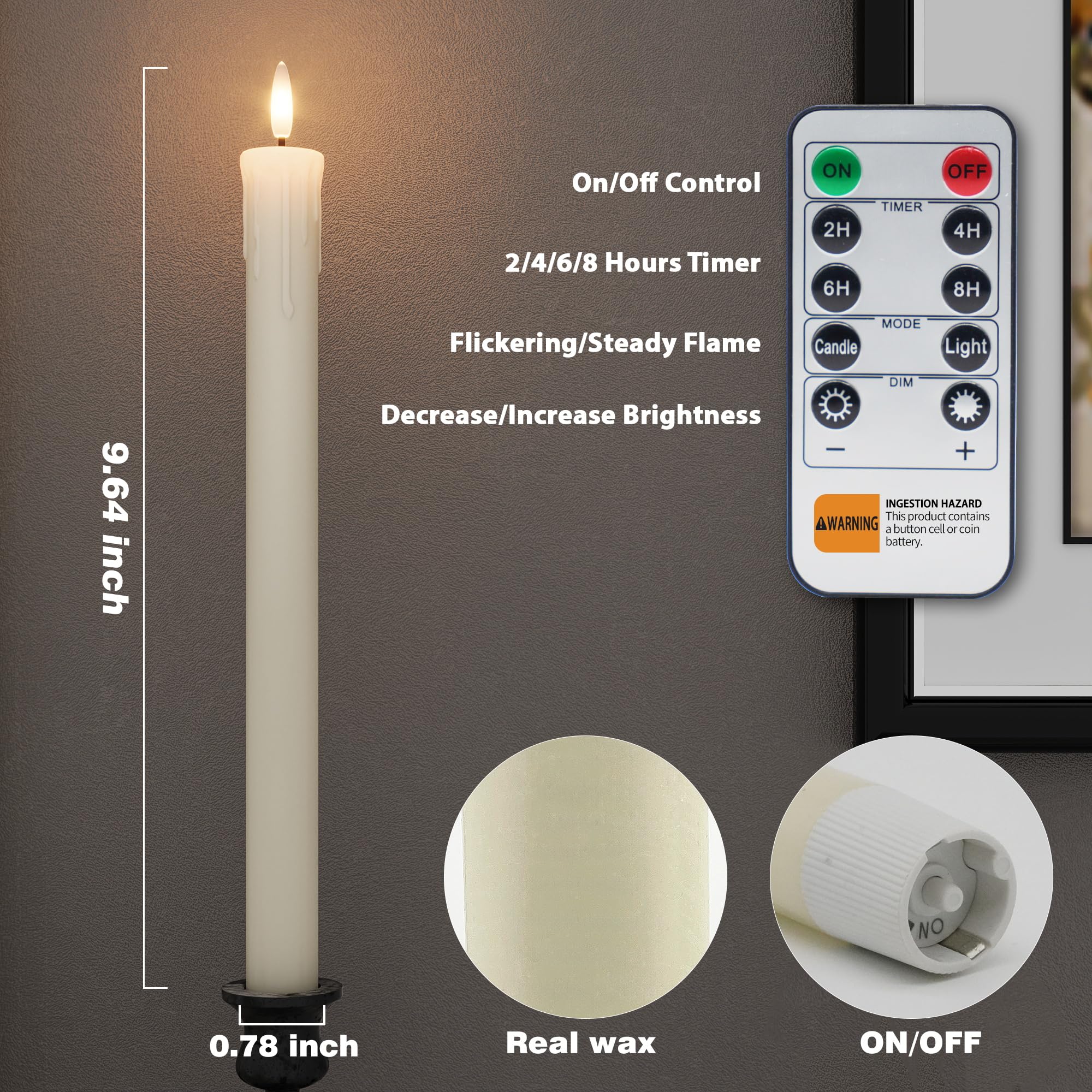 Patiphan remote timer control to customize flicker and timing
