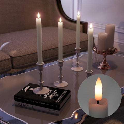 Patiphan wedding and home decor tapers elevate tables with warm light.